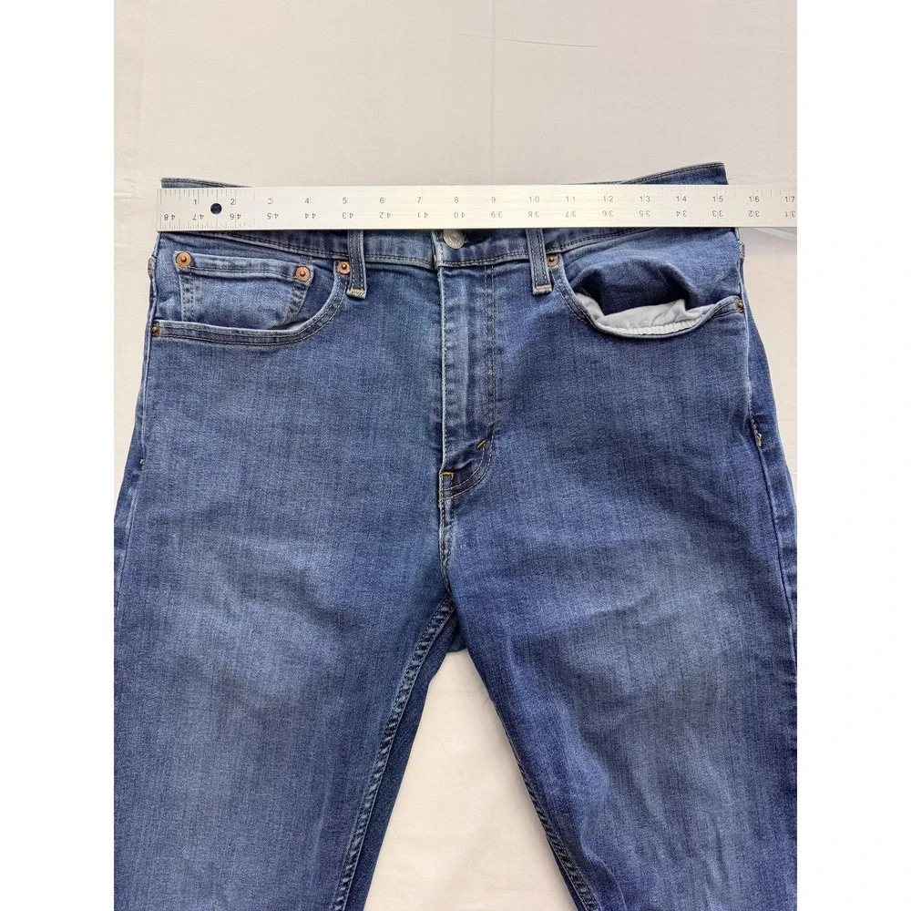 Levi's 502 Jeans Mens 33x32 Blue Medium Wash Regular Tapered‎ Denim Pants
